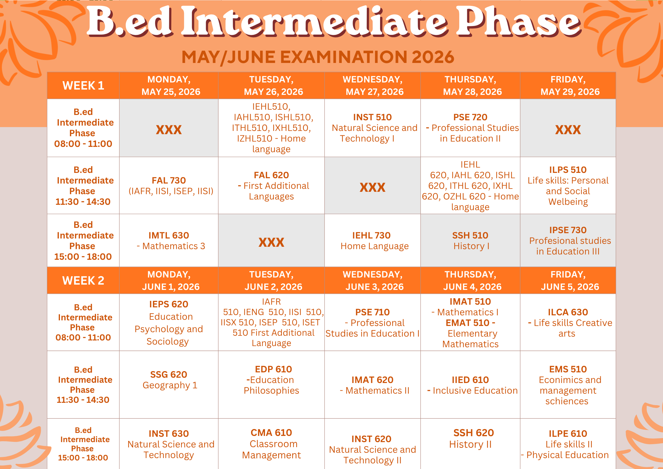 bed Intermediate